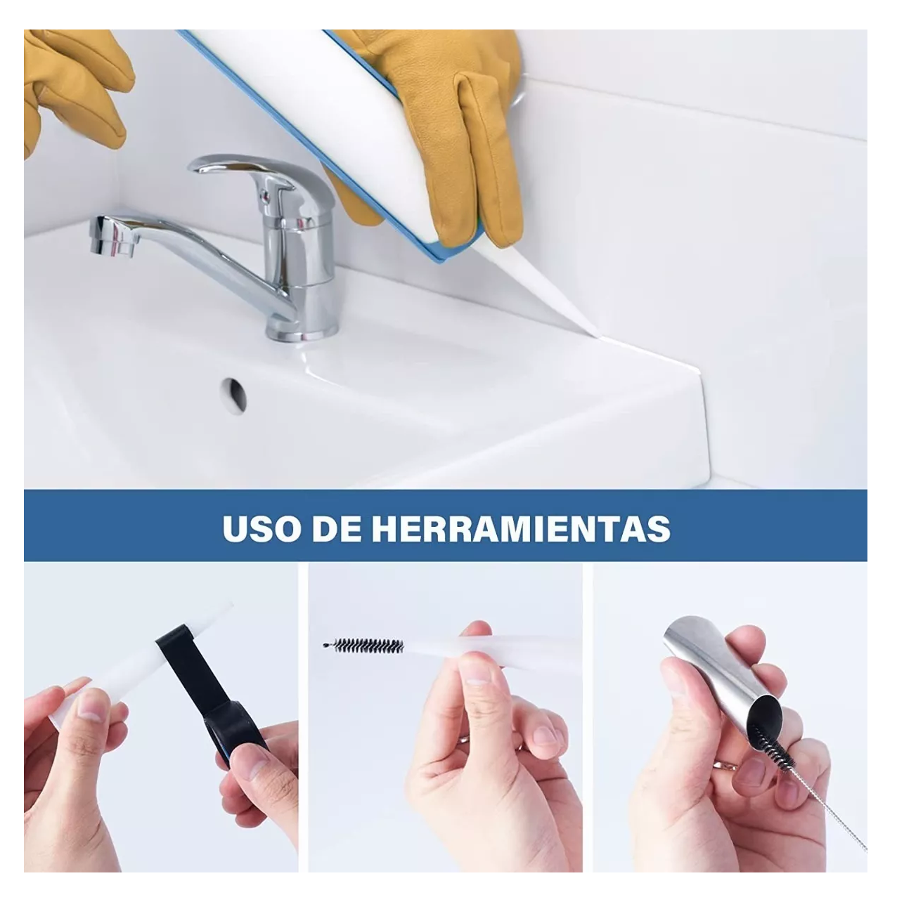 Foto 4 pulgar | Herramientas De Calafateo De Silicona Para El Hogar 35 Pzs, Multicolor Belug