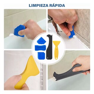 Foto 4 | Herramientas De Calafateo De Silicona Para El Hogar 35 Pzs, Multicolor Belug
