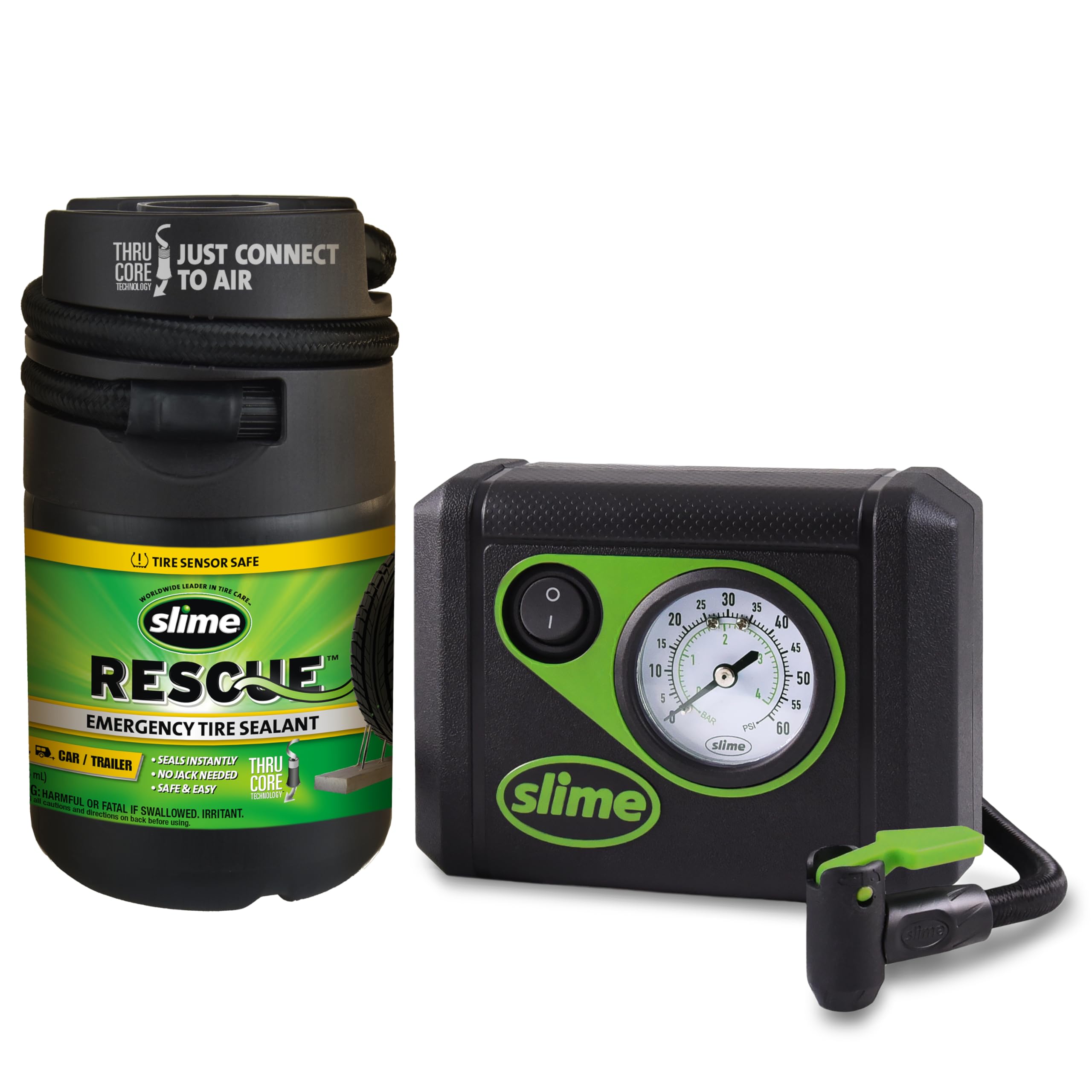 Foto 1 | Kit De Emergencia Slime 50138 Smart Spair Plus Para Neumáticos De Coche - Venta Internacional.