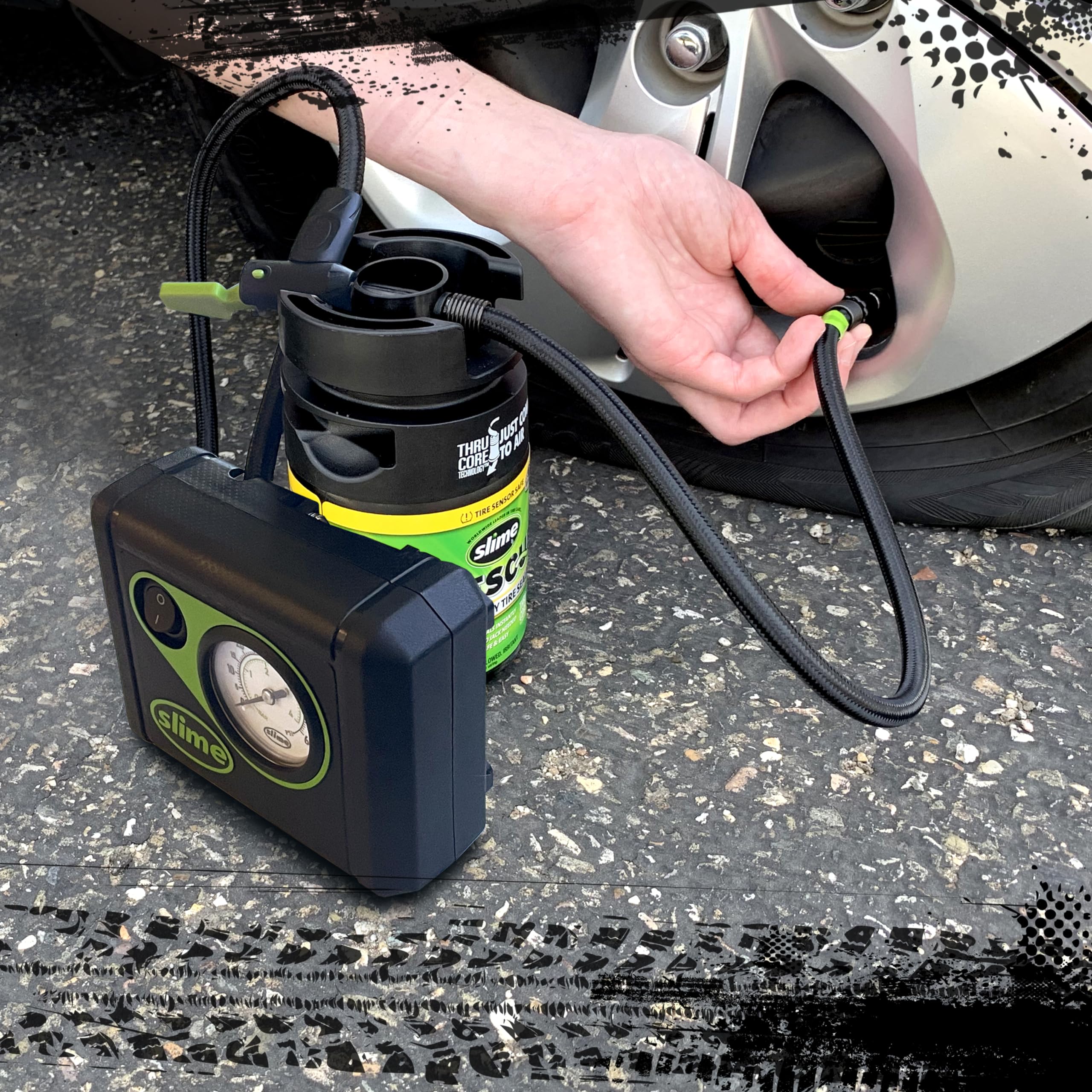 Foto 5 | Kit De Emergencia Slime 50138 Smart Spair Plus Para Neumáticos De Coche - Venta Internacional.