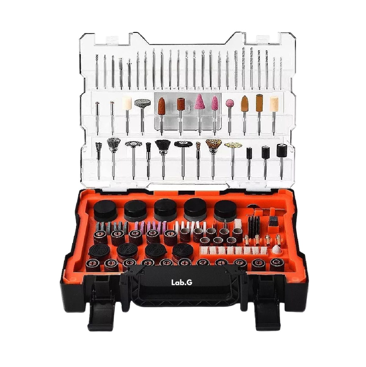 Kit 480 Pzas Lab.g  Accesorios Para Mini Taladro Mototool Goxawee Multicolor