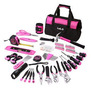 Foto 1 | Juego De Herramientas Mecánicas Para Mujer Lab.g 207 Piezas, Rosa Con Negro