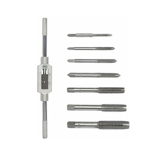 Foto 1 | Kit De Machuelos Con Maneral Broca Tipo Matraca Ajustable Eo Safe Imports Esi-815-1 Plata