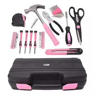 Foto 1 | Juego De Herramientas 39 Pzas Rosa Set Reparación Doméstica Eo Safe Imports Esi-14338-1 Multicolor