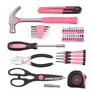 Foto 2 | Juego De Herramientas 39 Pzas Rosa Set Reparación Doméstica Eo Safe Imports Esi-14338-1 Multicolor