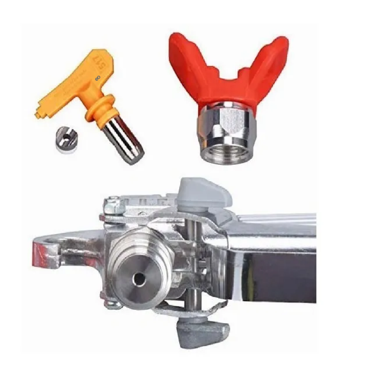 Foto 2 | Pistola Para Airless Con Mariposa Eo Safe Imports Esi-872-1 Plata