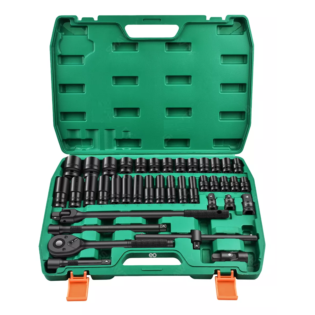 Juego De Herramientas Dados Alto Impacto1/2 40 Piezas Eo Safe Imports Esi-15146-1 Multicolor
