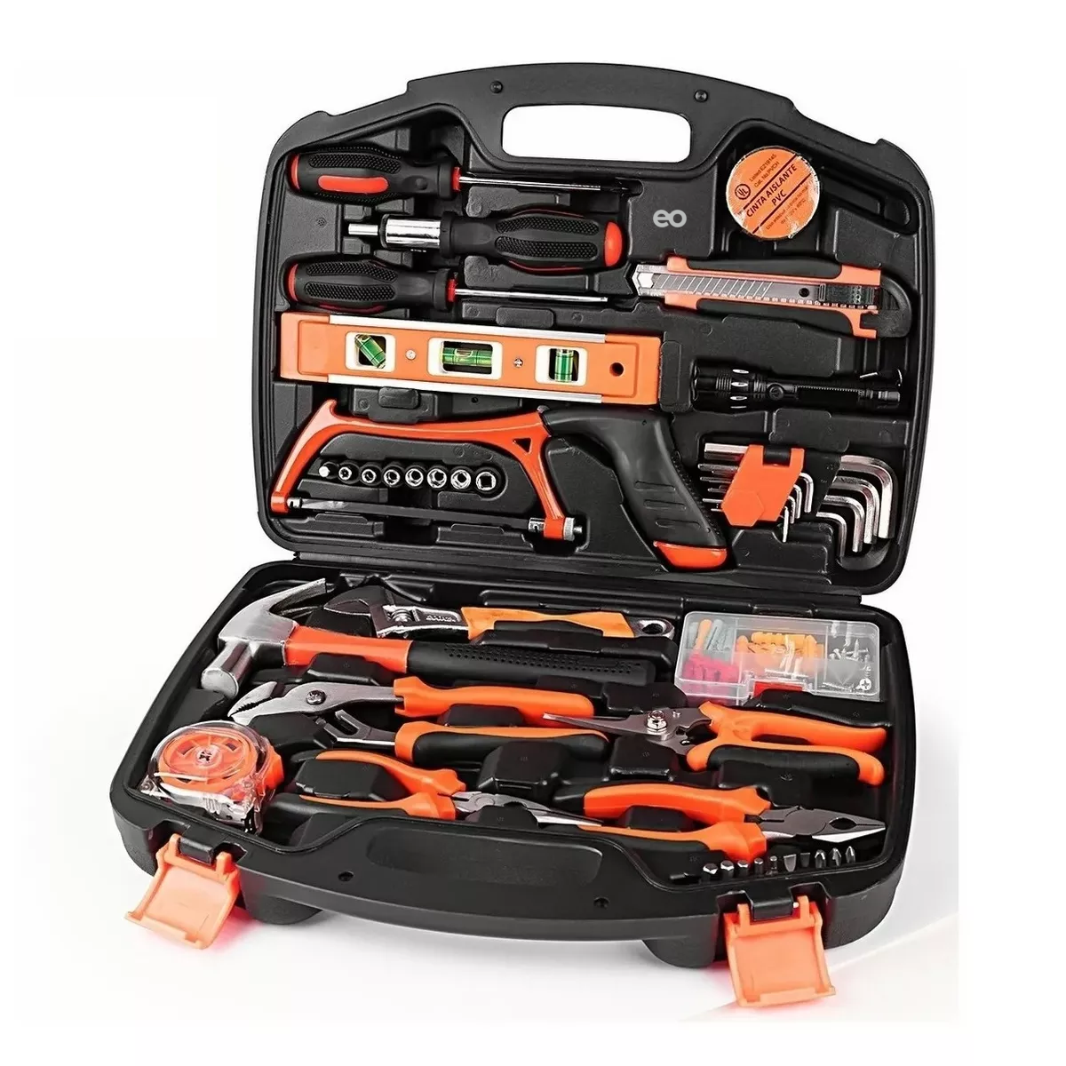 Juego Herramientas Mecánicas Doméstica 106pcs Eo Safe Imports Esi-7068-1 Multicolor