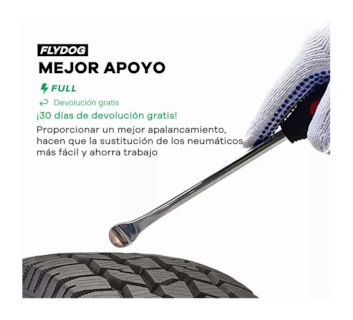 Foto 3 | Kit De Palanca Lab.g Desmontar Llantas Motocicleta Bicicleta 13 Pz Negro/rojo/plata
