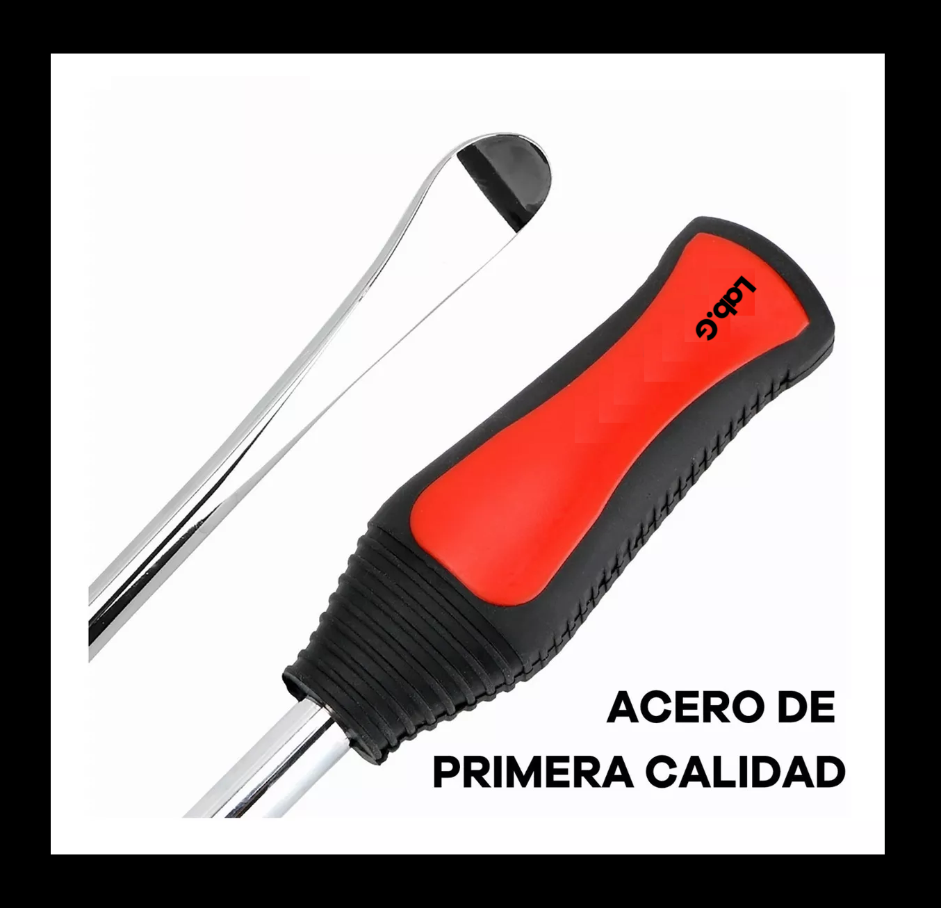 Foto 6 pulgar | Kit De Palanca Lab.g Desmontar Llantas Motocicleta Bicicleta 13 Pz Negro/rojo/plata