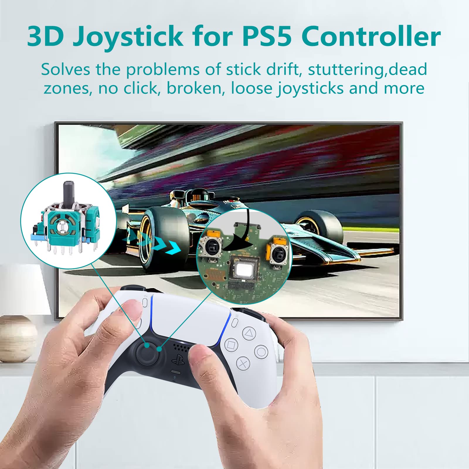 Foto 4 pulgar | Reemplazo De Joystick Para El Controlador Ps5 Dualsense Aolion - Venta Internacional.