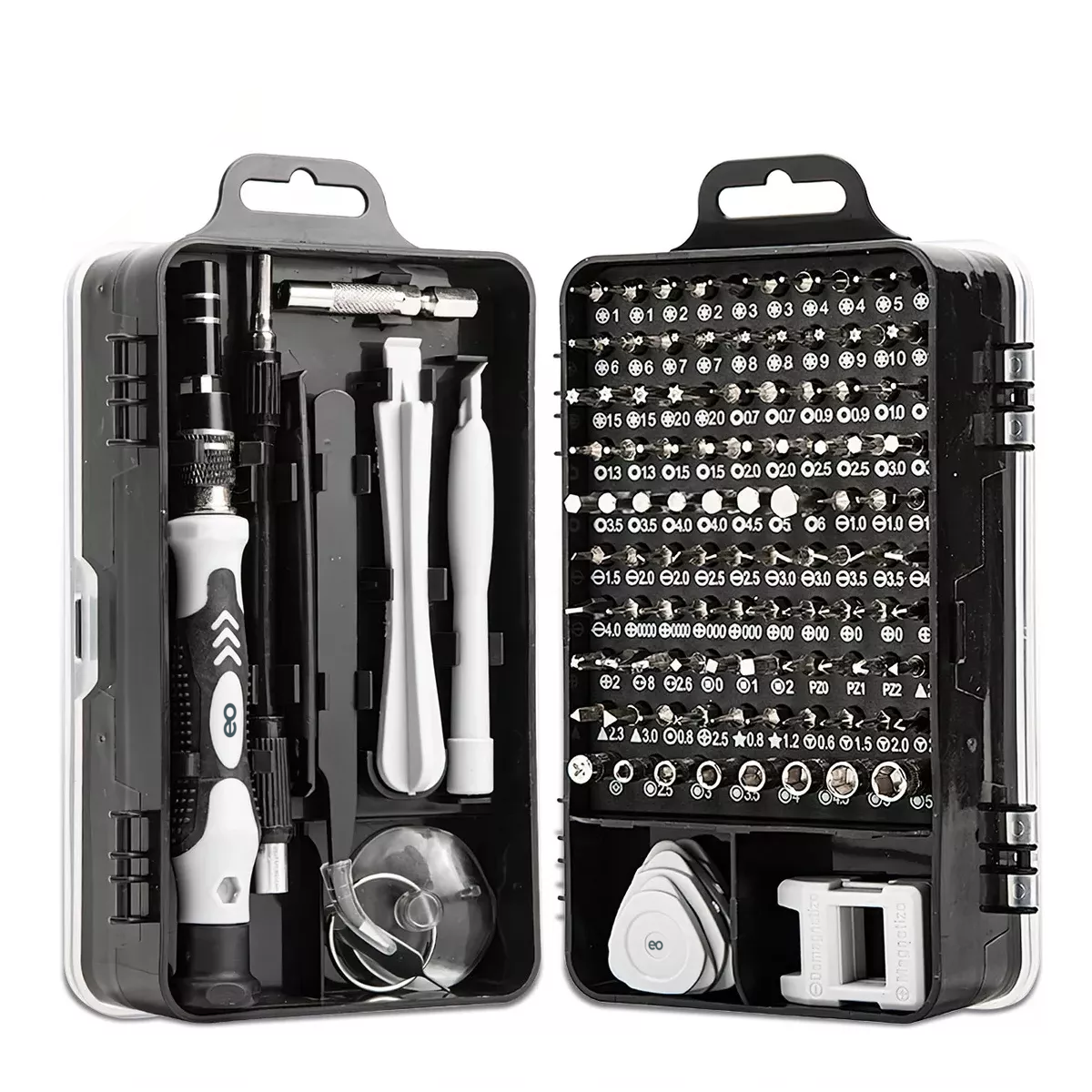 Foto 3 pulgar | Kit De Desarmadores Y Herramientas De Precisión 115pzs Eo Safe Imports Esi-505-1 Negro