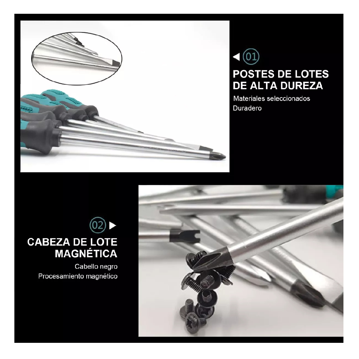 Foto 4 pulgar | Juego De Destornilladores Belug 10 Pzs Herramientas Cómodos Magnéticos