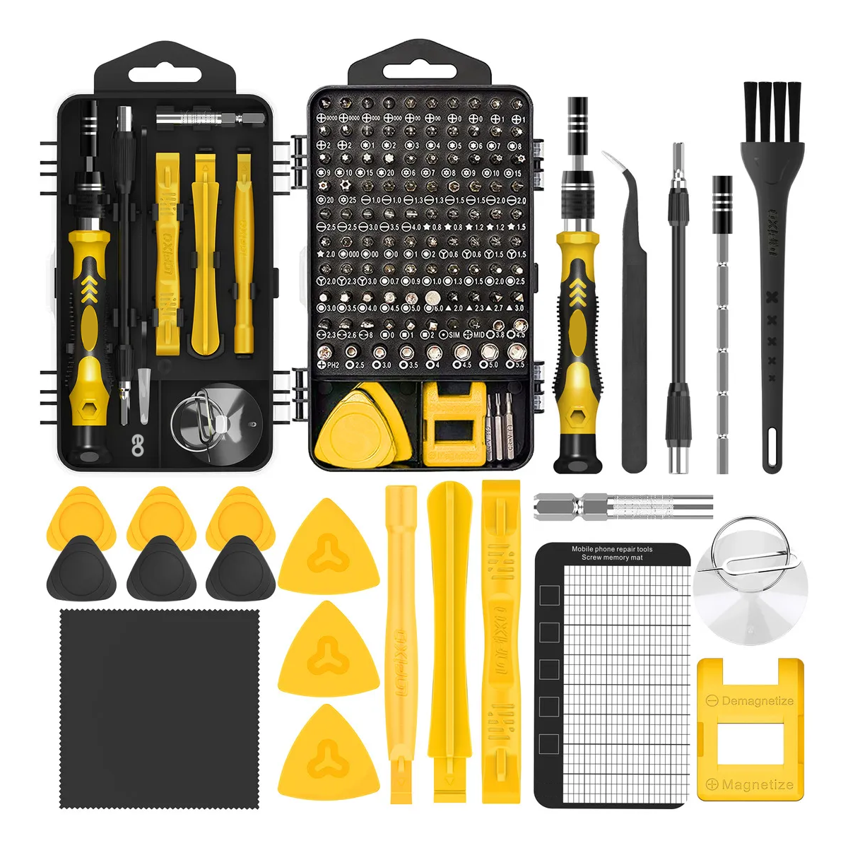 Juego De Desarmadores Estrella Compatible Con Torx Con Hueco Amarillo Eo Safe Imports Esi-18669 Multicolor
