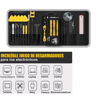 Foto 2 | Kit Desarmadores Compatible Con Torx 152 Pzs Eo Safe Imports Esi-18670 Amarillo