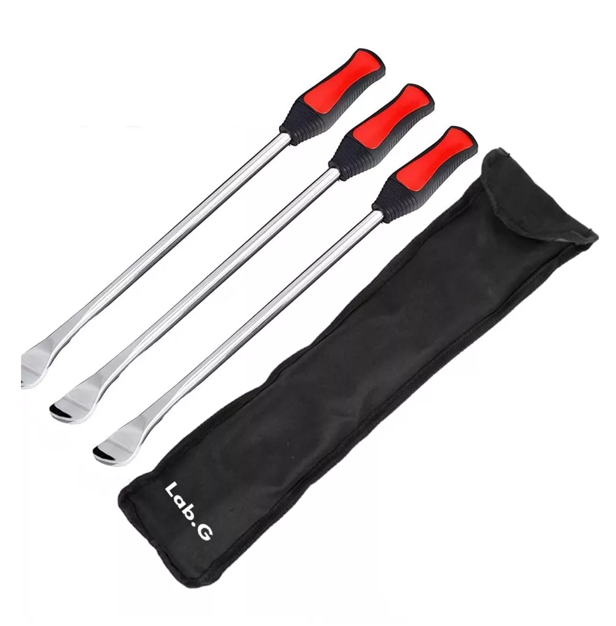 Kit De Palancas Desmontar Para Llantas Motocicleta Bicicleta Negro/rojo