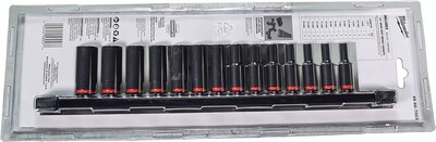Foto 5 | Juego De Enchufes Milwaukee Shockwave Impact Duty 1/4 Pulgadas, 14 Piezas - Venta Internacional.