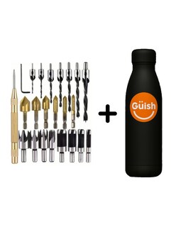 Foto 1 | Juego De Brocas Para Carpintería + Termo Güish Gratis