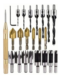 Foto 2 | Juego De Brocas Para Carpintería + Termo Güish Gratis