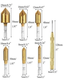 Foto 3 | Juego De Brocas Para Carpintería + Termo Güish Gratis