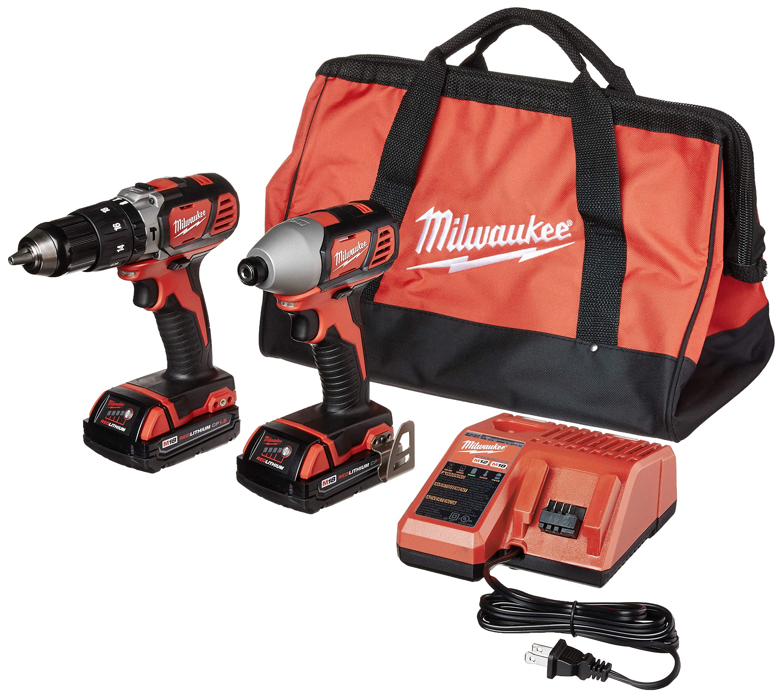 Kit Combinado Milwaukee M18 18, 18 V, Perforador De Impacto, Inalámbrico - Venta Internacional.