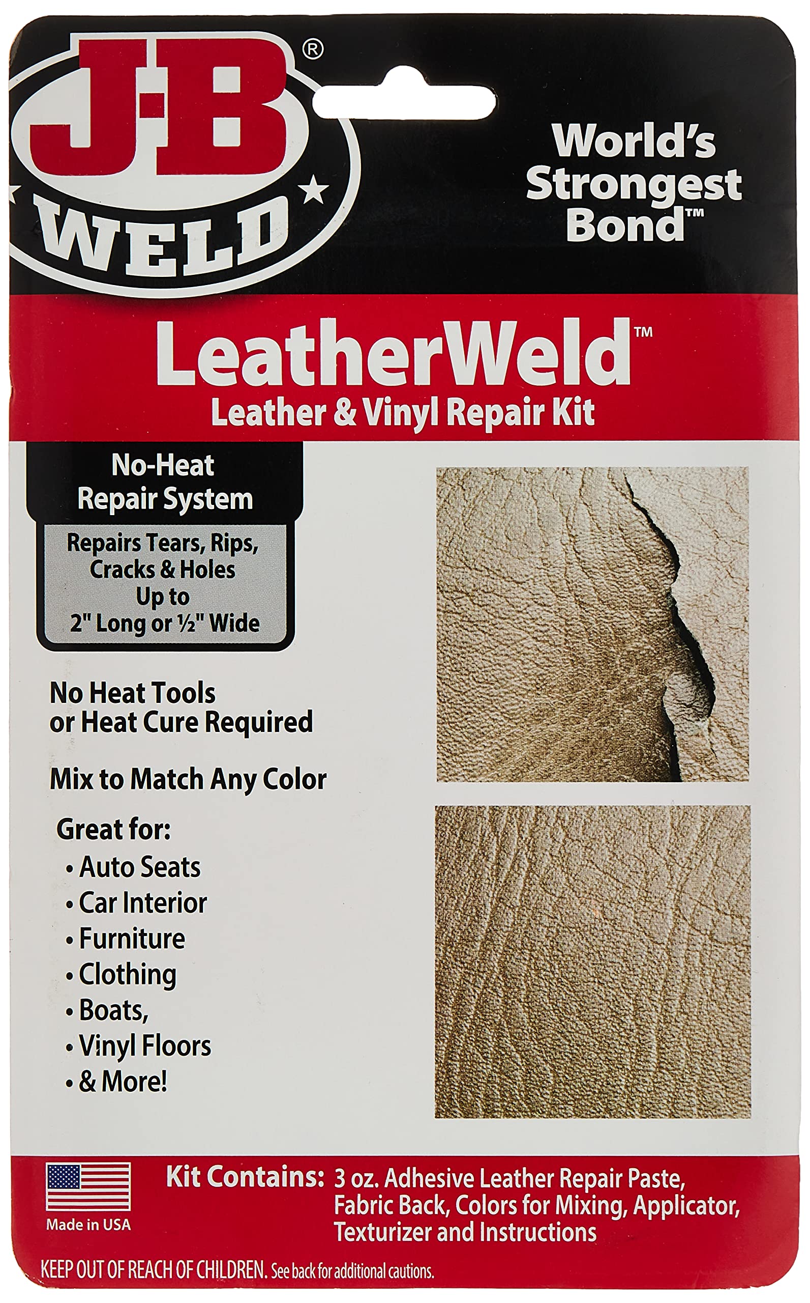 Foto 2 pulgar | Kit De Reparación J-b Weld 2130 De Vinilo Y Piel, 90 Ml - Venta Internacional.
