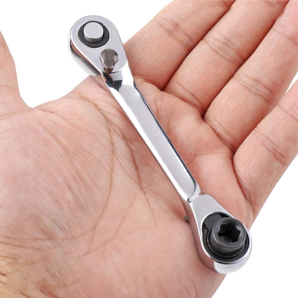 Llave Combinada Syz-inems Mini Herramienta De Trinquete De 1/4 Pulgadas - Venta Internacional.