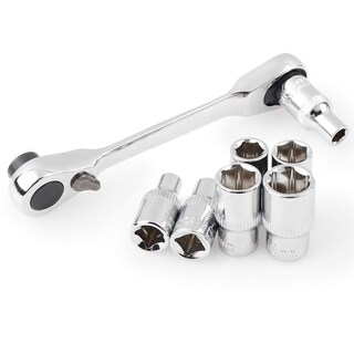 Foto 3 | Llave Combinada Syz-inems Mini Herramienta De Trinquete De 1/4 Pulgadas - Venta Internacional.