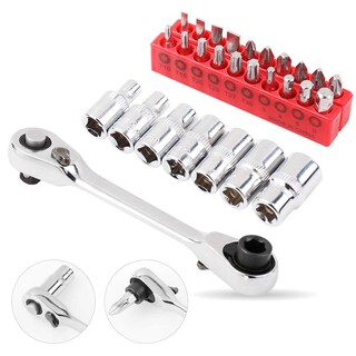 Foto 5 | Llave Combinada Syz-inems Mini Herramienta De Trinquete De 1/4 Pulgadas - Venta Internacional.