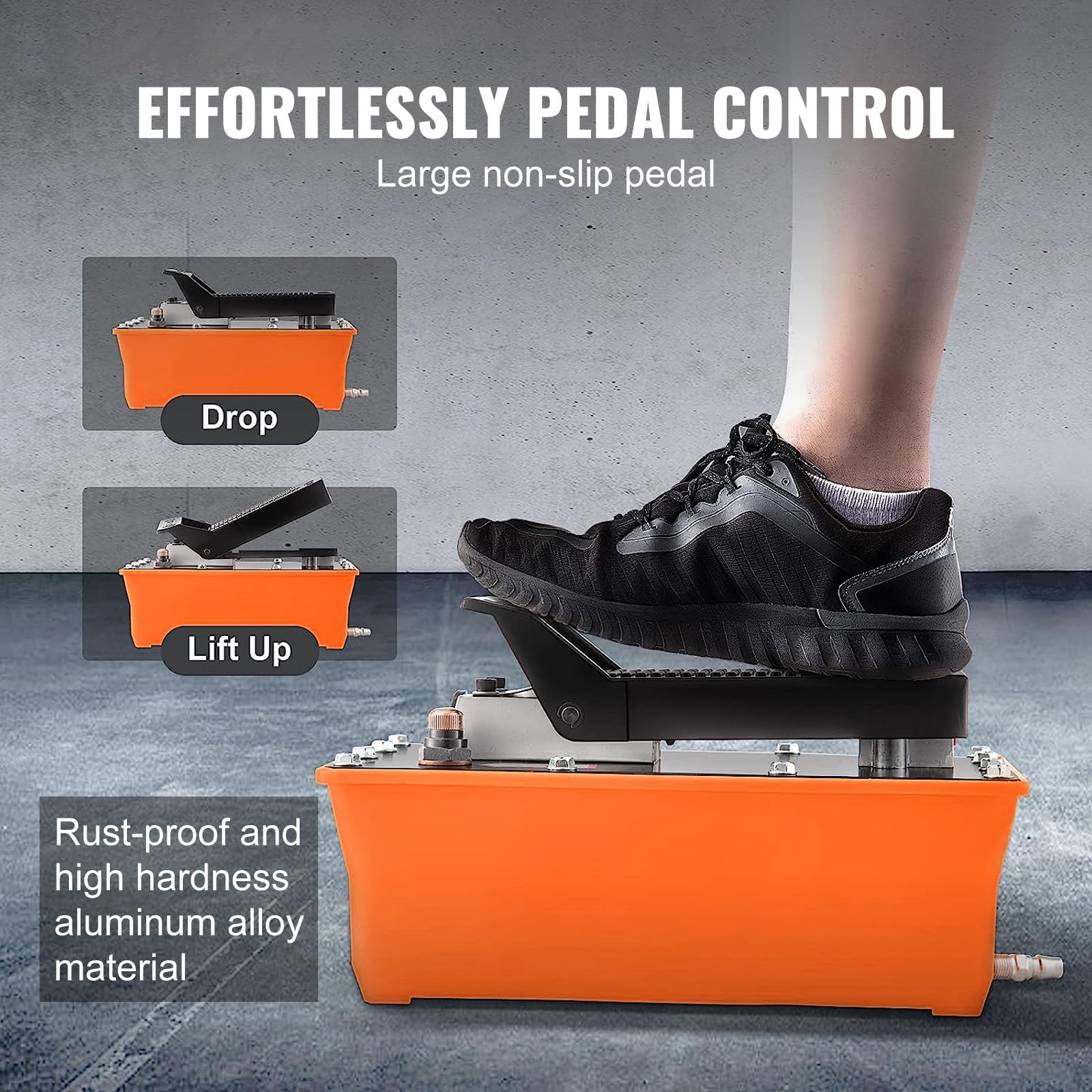 Foto 5 | Rompebolas Hidráulico Vevor 10000 Psi Con Bomba De Pie De Metal - Venta Internacional.