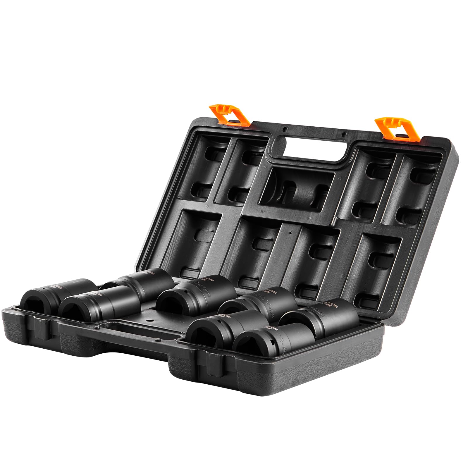 Foto 7 | Juego De Enchufes De Impacto Vevor 1 Drive, 8 Piezas De Profundidad, 27-41 Mm, Métricos - Venta Internacional.