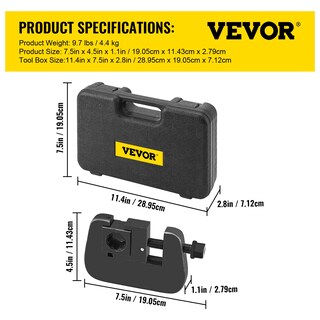Foto 7 | Kit Prensador Manual De Mangueras De Aire Acondicionado Mophorn 7843b Con 4 Troqueles #6 #8 #10 #12 - Venta Internacio