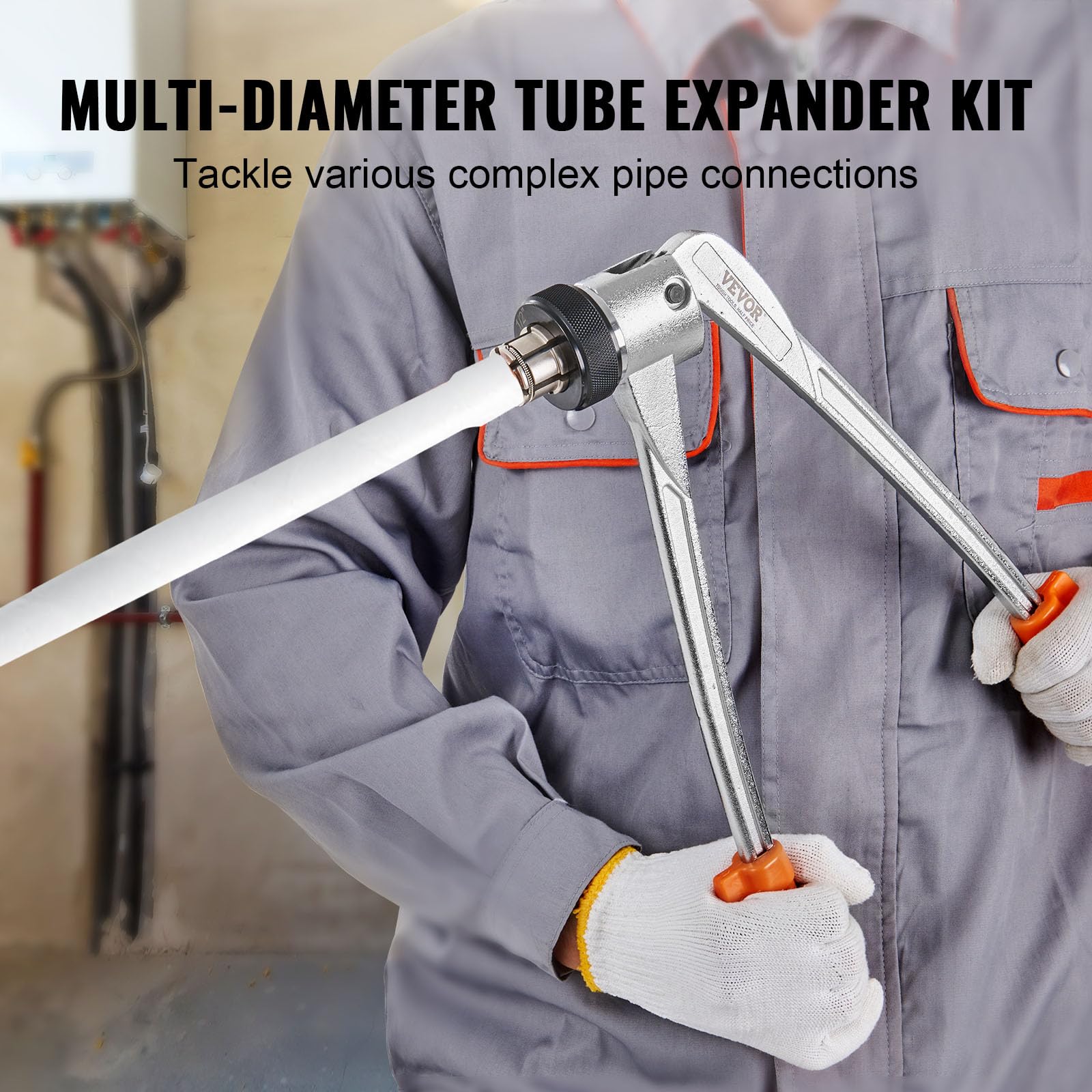 Foto 2 | Expansor De Tubos Vevor 1/2, 3/4, 1 Od Pex Con Cortador - Venta Internacional.