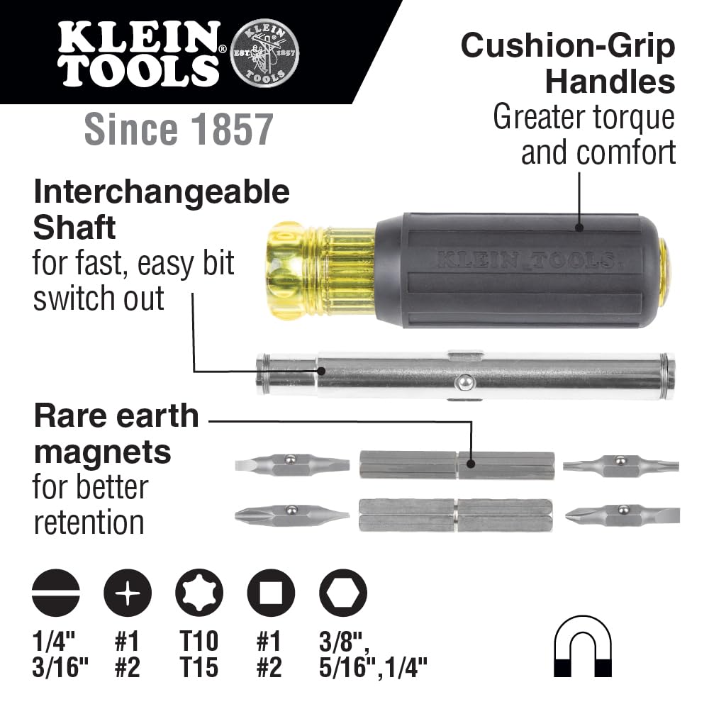 Foto 3 pulgar | Juego De Herramientas Klein Tools 80045 Con Destornillador Y Destornillador Para Tuercas, 3 Piezas - Venta Internaciona