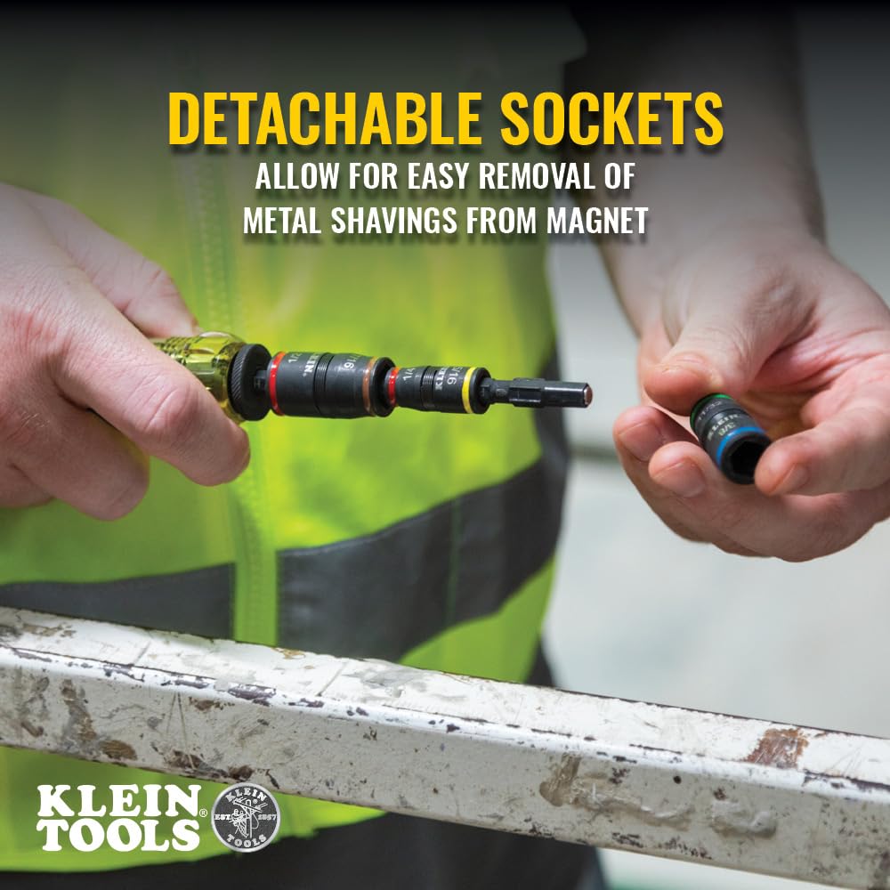 Foto 5 pulgar | Impact Driver Klein Tools 32907 Con Juego De Enchufes Sae 7 En 1 - Venta Internacional.