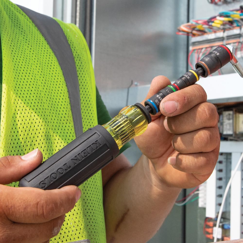 Foto 6 | Impact Driver Klein Tools 32907 Con Juego De Enchufes Sae 7 En 1 - Venta Internacional.