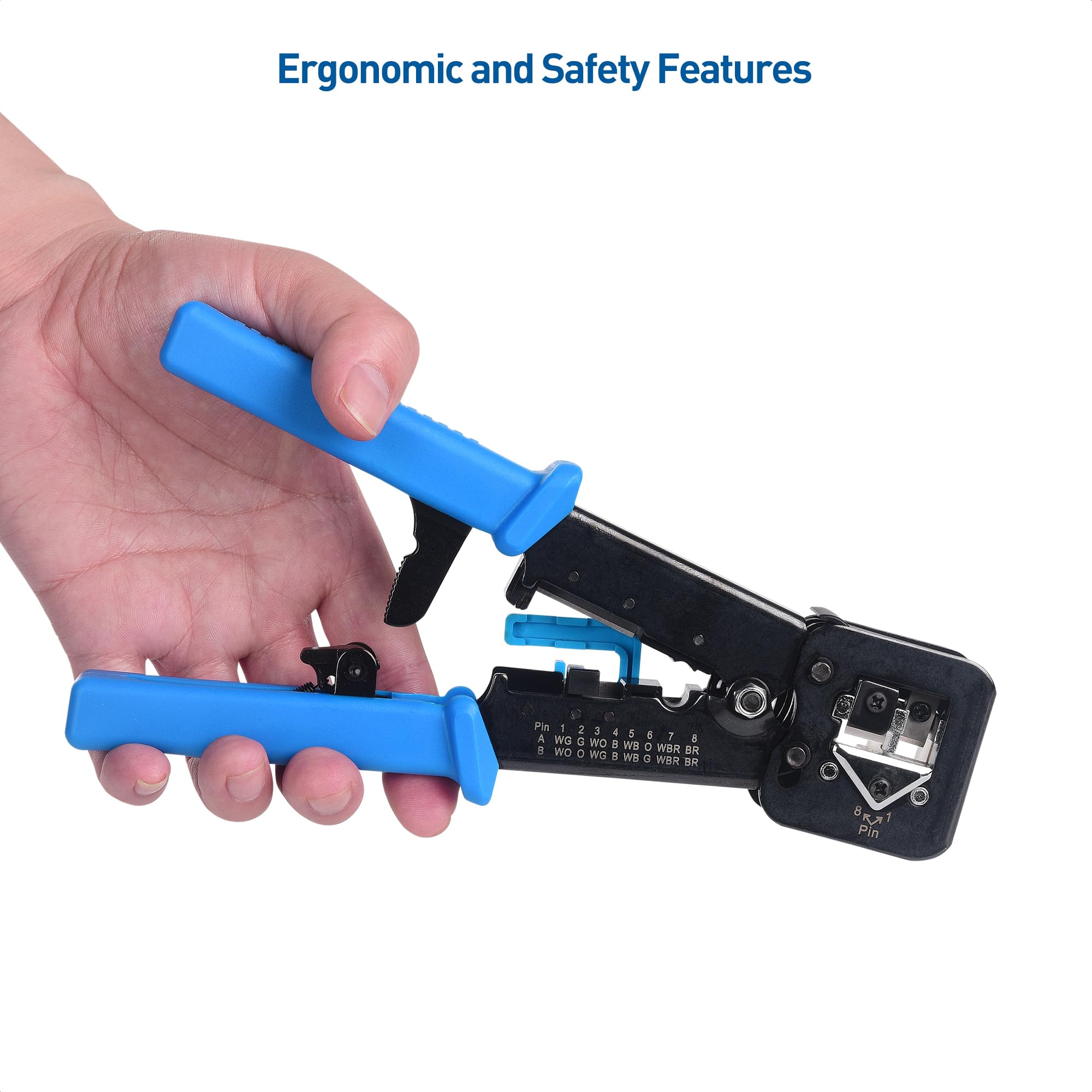Foto 4 | El Cable Modular Rj45 Para Herramientas De Crimpado Matters Pass-through Ethernet - Venta Internacional.