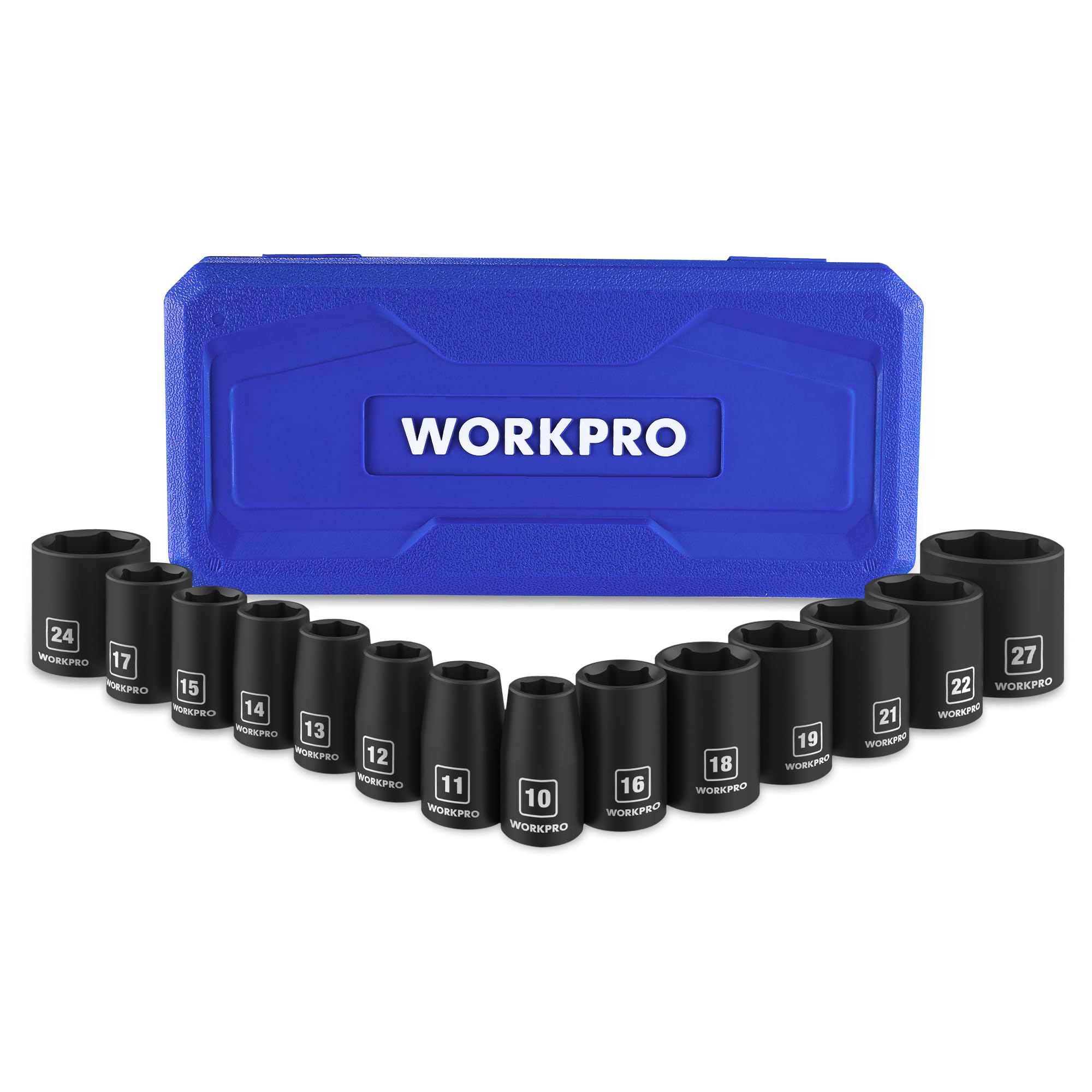Foto 1 | Juego De Enchufes Workpro Drive Shallow Impact De 1/2 Pulgada, 14 Piezas - Venta Internacional.