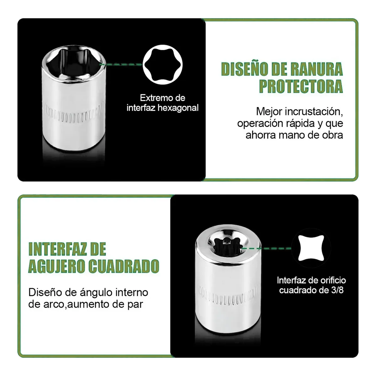 Foto 4 pulgar | Juego De Herramientas Mecánicas Estuche Lab.g Verde