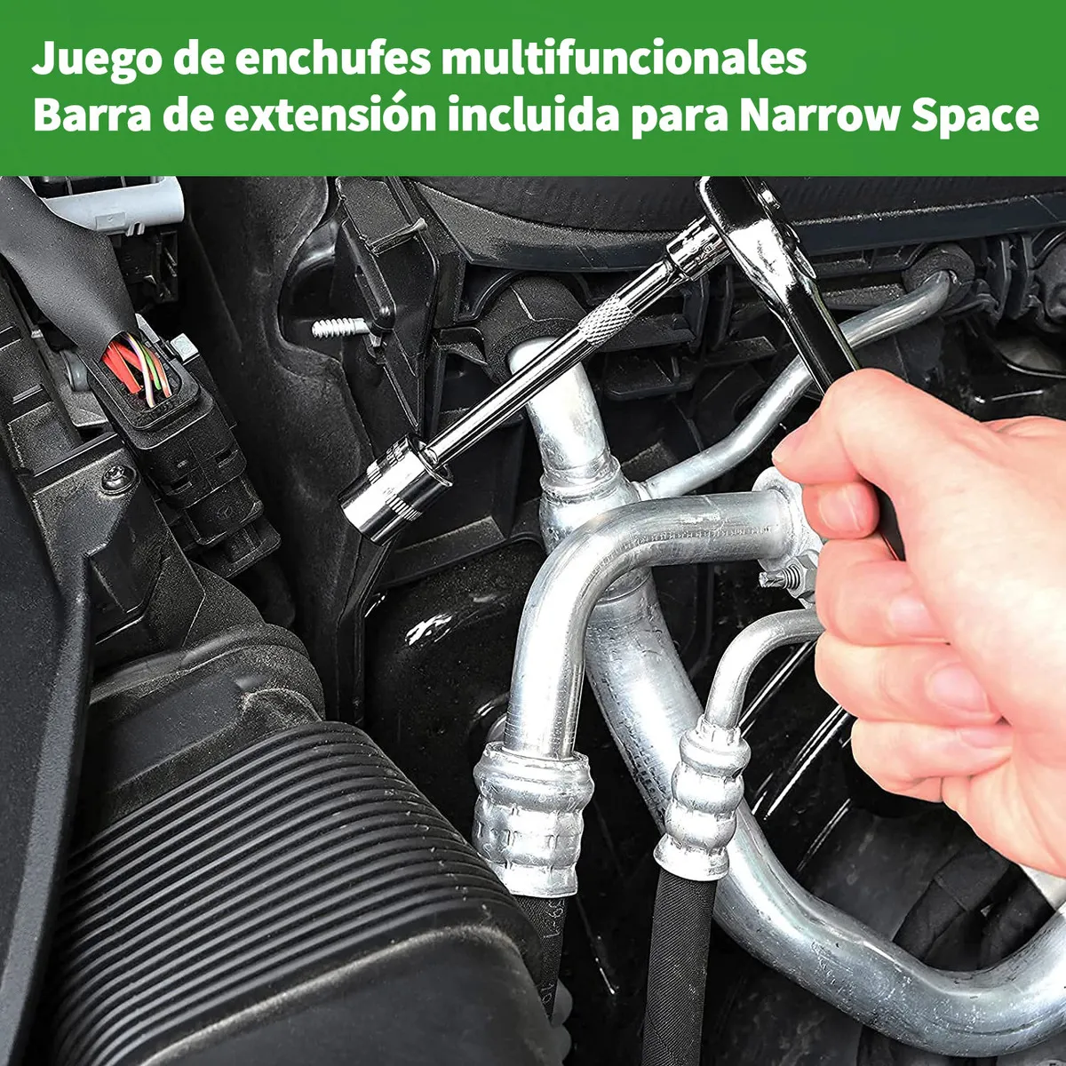 Foto 5 pulgar | Juego De Herramientas Mecánicas Estuche Lab.g Verde