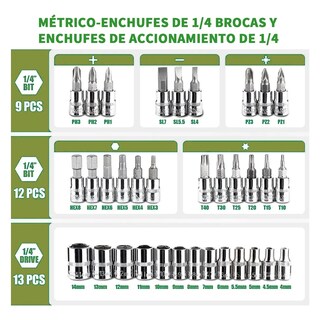 Foto 5 | Juego De Herramientas Mecánicas Estuche Lab.g Verde