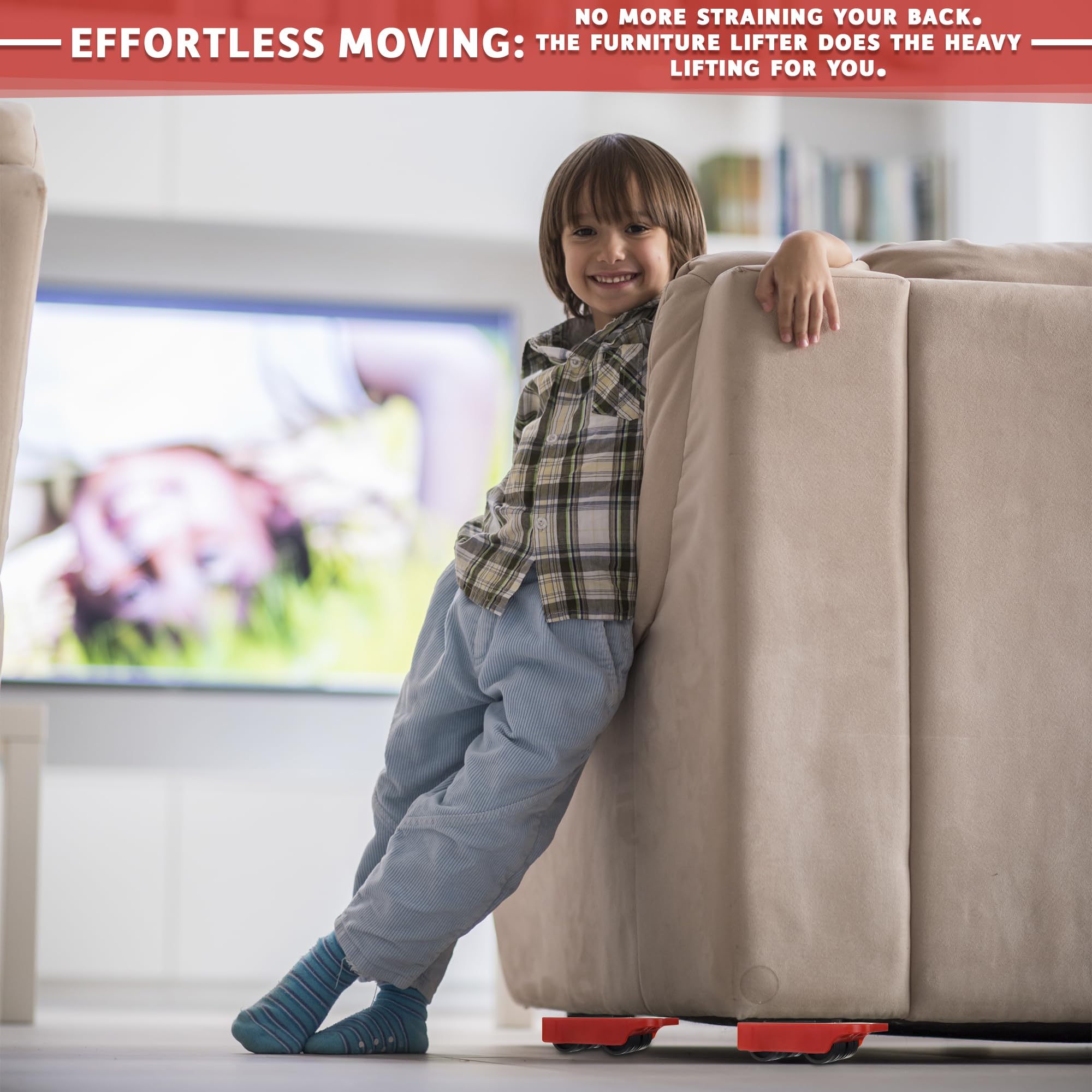 Foto 6 pulgar | Elevador De Muebles, Herramienta De Transporte Y Palanca De Cambios Burius Heavy Duty - Venta Internacional.