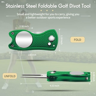 Foto 2 | Herramienta De Reparación Golf Divot Skylety Metal Con Marcador De Bolas, 4 Unidades - Venta Internacional.