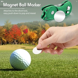 Foto 6 | Herramienta De Reparación Golf Divot Skylety Metal Con Marcador De Bolas, 4 Unidades - Venta Internacional.