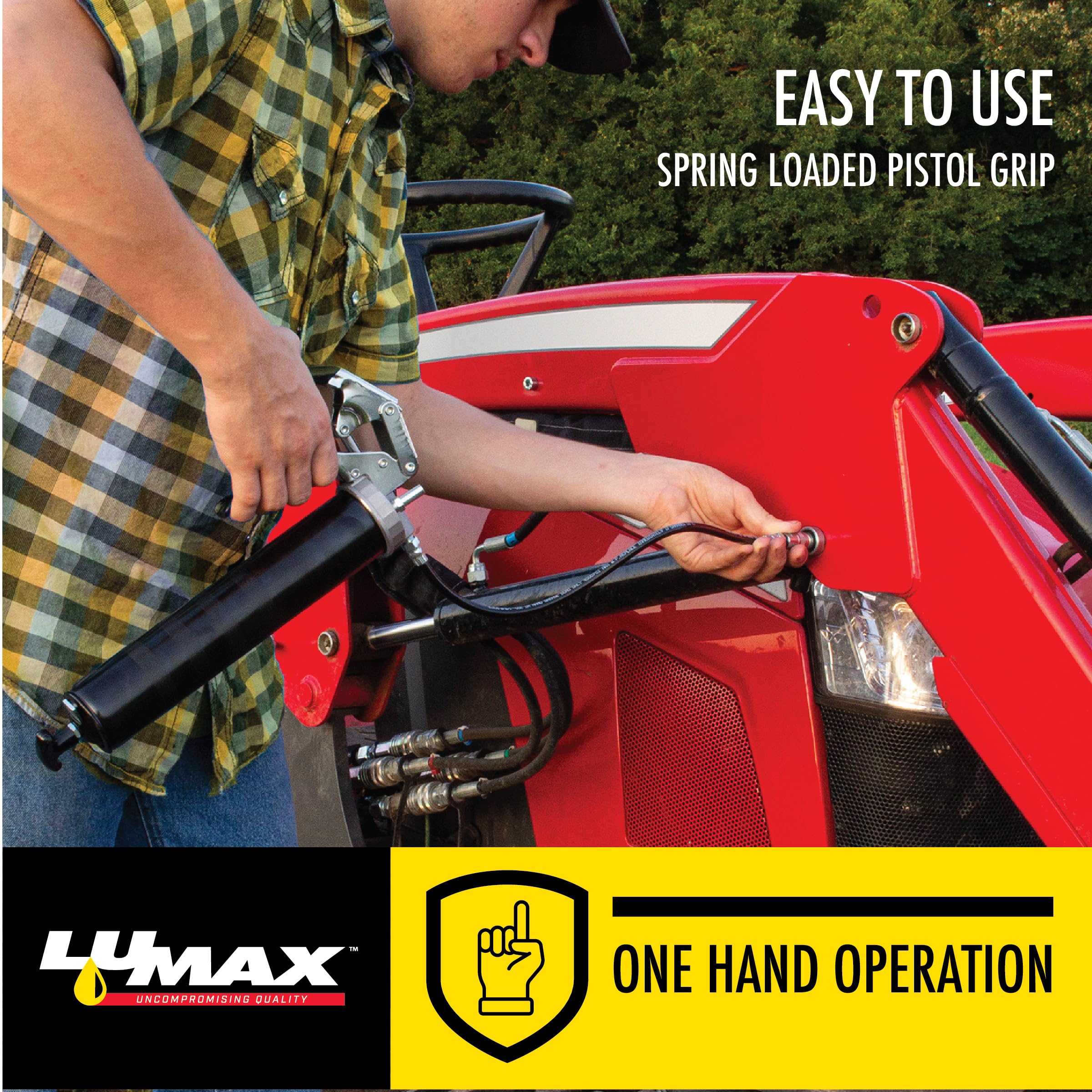 Foto 5 | Pistola De Engrase Lumax Lx-1152, Negra, Resistente, De Lujo - Venta Internacional.
