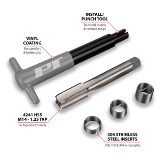 Foto 2 | Kit De Reparación De Roscas Performance Tool W86904 M14-1.25 - Venta Internacional.