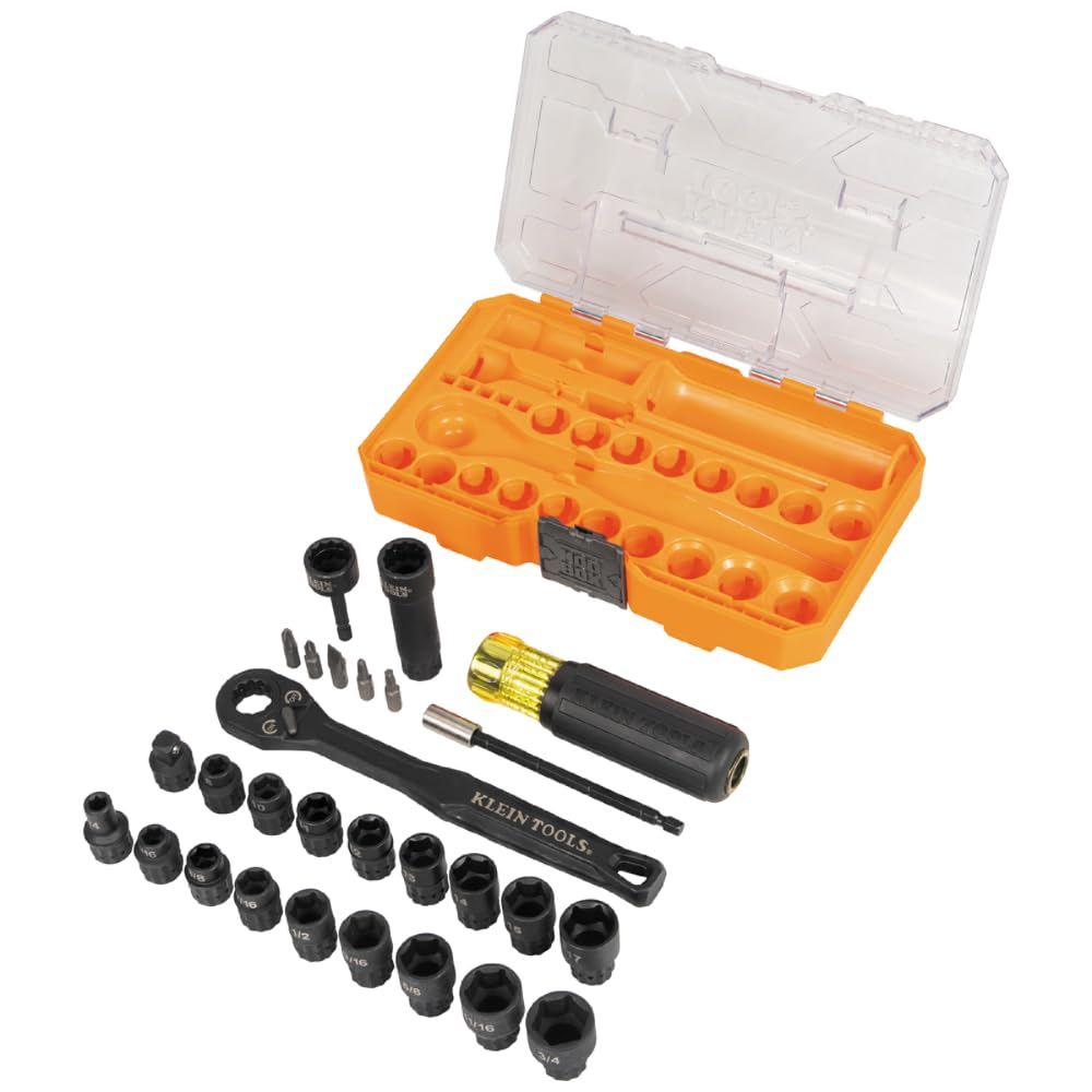 Foto 5 pulgar | Juego De Enchufes Klein Tools Knect Essential, 28 Piezas, 3/8 Pulgadas, Dr - Venta Internacional.