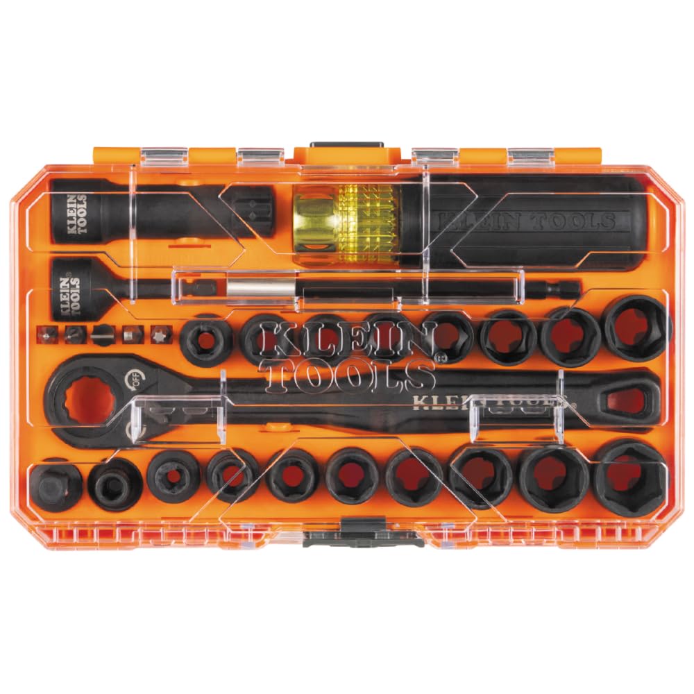 Foto 6 | Juego De Enchufes Klein Tools Knect Essential, 28 Piezas, 3/8 Pulgadas, Dr - Venta Internacional.