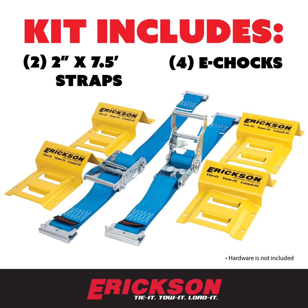 Foto 3 pulgar | Kit De Amarre Para Cuñas De Ruedas Erickson 09160 Para Vehículos Todo Terreno Y Utv - Venta Internacional.