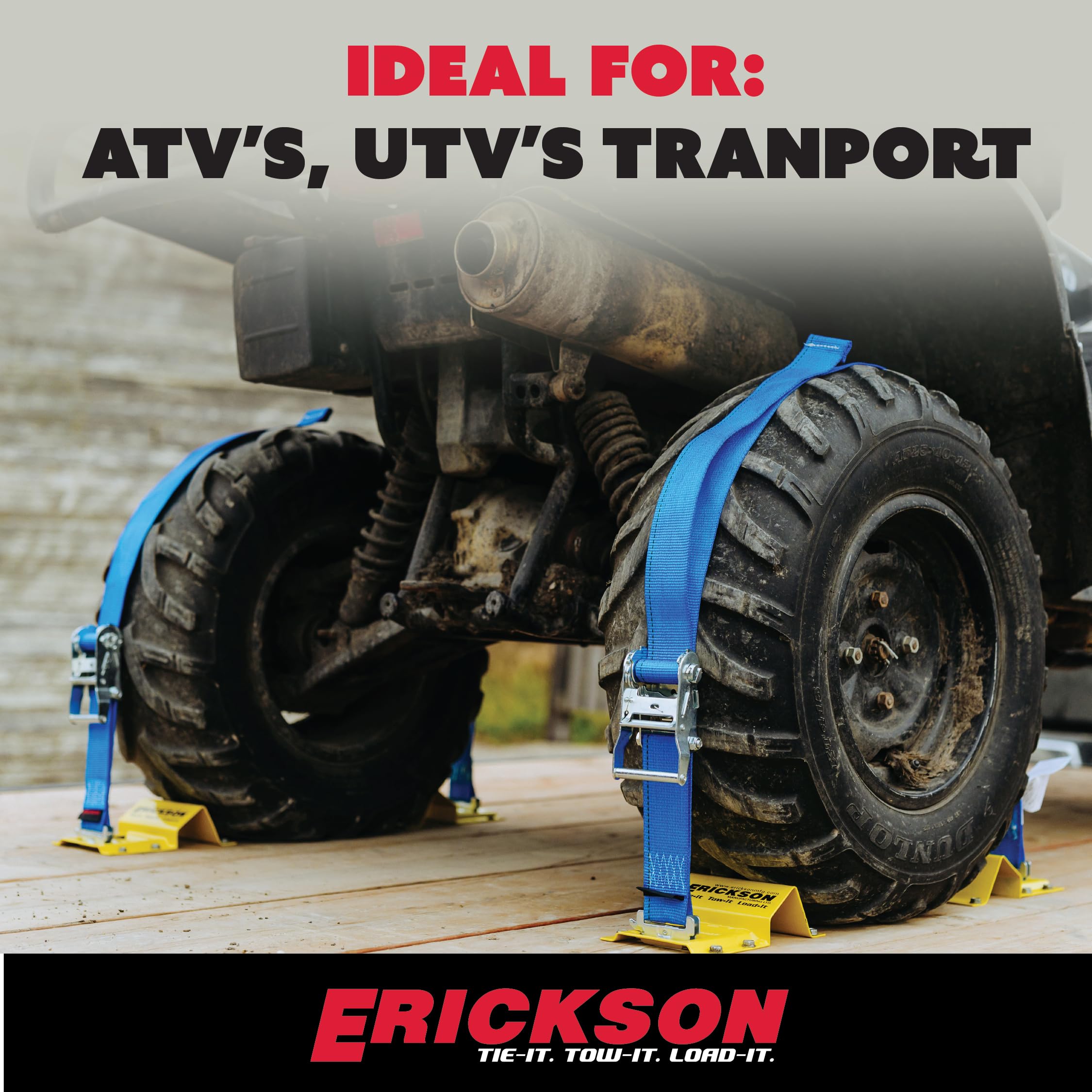 Foto 6 | Kit De Amarre Para Cuñas De Ruedas Erickson 09160 Para Vehículos Todo Terreno Y Utv - Venta Internacional.